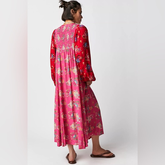 Spell Solstice Boho Midi Dress Size Small - Picture 3 of 7